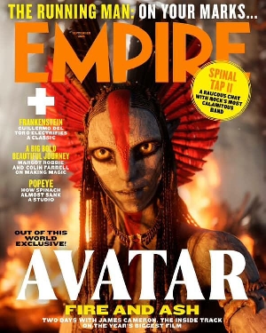 Avatar: Fire and Ash Empire Magazine cover