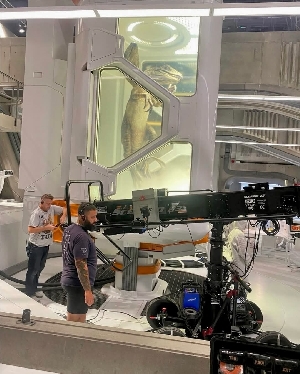 Behind the scenes on set of Jurassic World Rebirth
