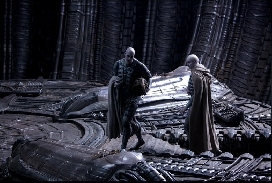 Cloaked Engineers enter the Orrey in Prometheus