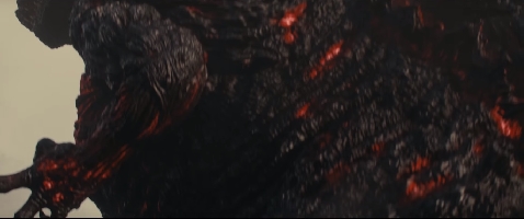 Closer look at Shin-Gojira from the Godzilla Resurgence Trailer