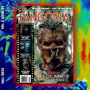 Dek on the cover of Fangoria