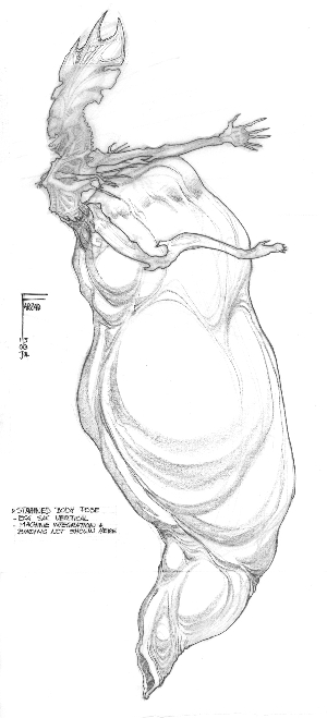 Early AvP Alien Queen design Image