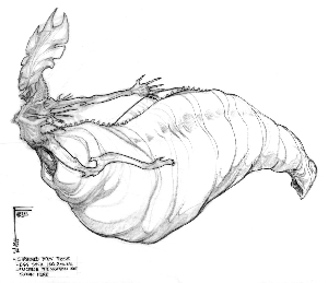 Early AvP Alien Queen design Image