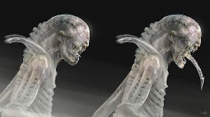 Early Offspring Alien concept art