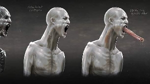 Early Offspring Alien concept art