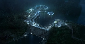 Facility concept art by Jon McCoy