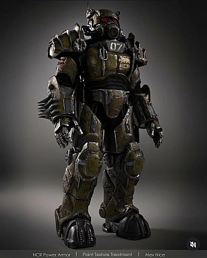 New image: Fallout NCR Power Armour concept art
