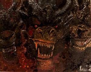 Ghidorah Painting 