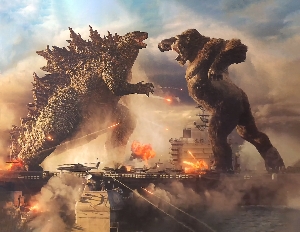 Godzilla vs. Kong movie HD banner