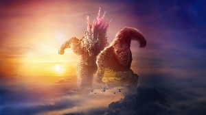 Godzilla x Kong textless wallpaper
