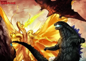 Godzilla 2014 Sequel Idea - Featuring Rodan, King Ghidorah, Mothra and Big G!