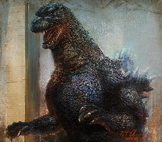 Godzilla 90s Concept by Cheung Chung Tat