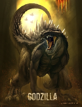 Godzilla 2014 Fan Poster