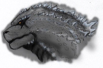 The new Godzilla fan rendition (in color)