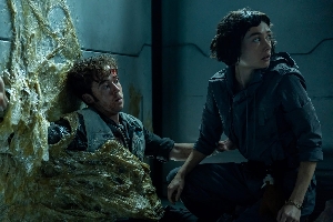 Hermit cocooned by the Xenomorph