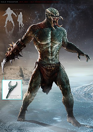 Hulk Predator Concept Art