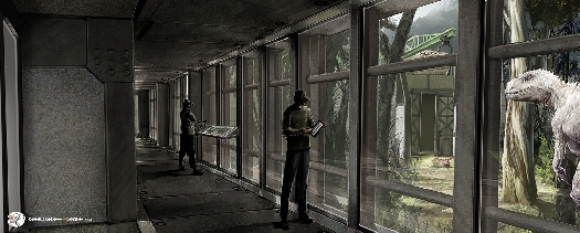 Jurassic World Movie Concept Artwork