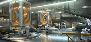 Lab concept art by Jon McCoy