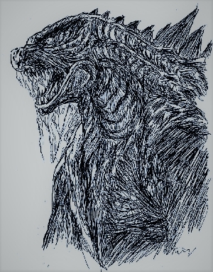 Legendary Goji Sketch 