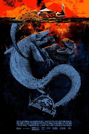 Mondo Jurassic World poster from Comic-Con 2016