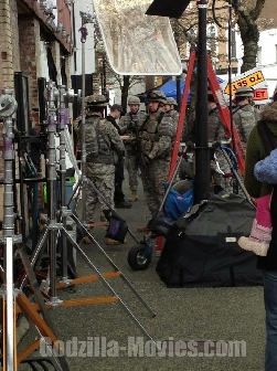 More Military on the Godzilla 2014 Set