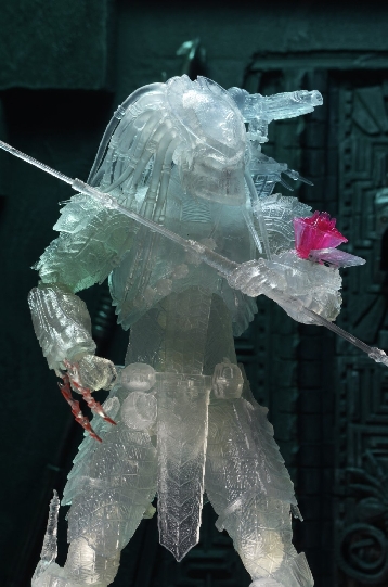 NECA AvP Cloaked Scar Predator figure