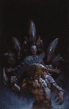 New AvP Comics - Aliens vs. Predator #1 Cover