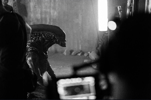 On the set of Alien: Earth
