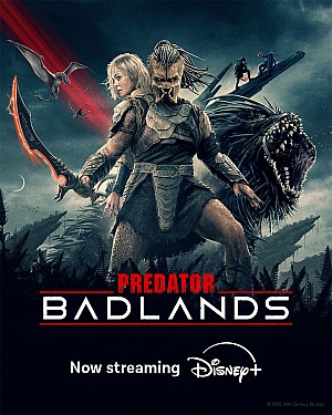 New image: Predator: Badlands Now Streaming Banner