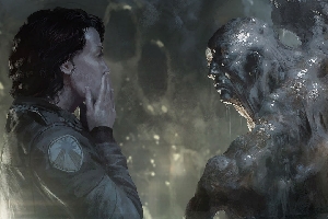 Ripley discovers Alien hosts (Concept Art)