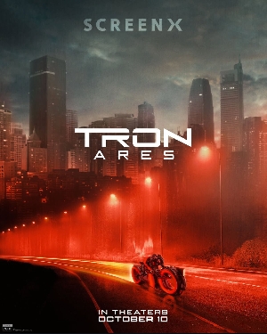 Tron: Ares ScreenX movie Poster