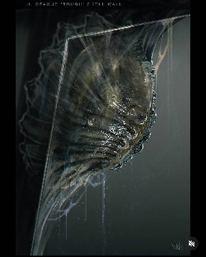 Xenomorph Cocoon concepts by Dane Hallett