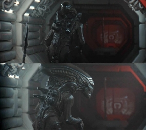 Xenomorph stalks Zoya