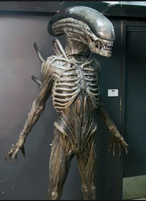 Xenomorph suit used in Alien: Covenant