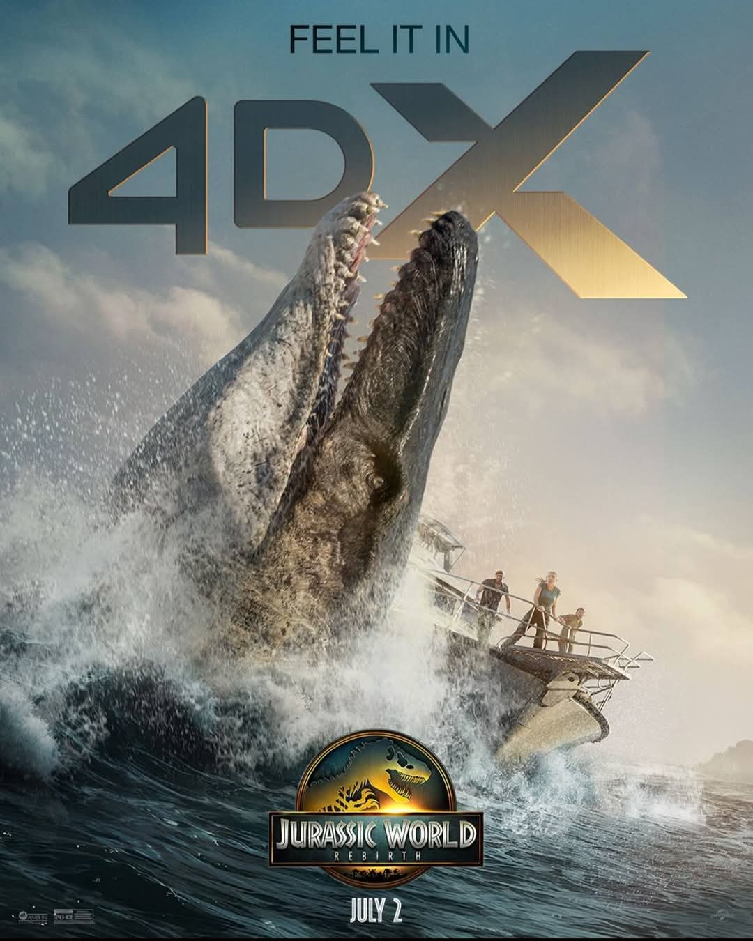 4DX Jurassic World Rebirth poster