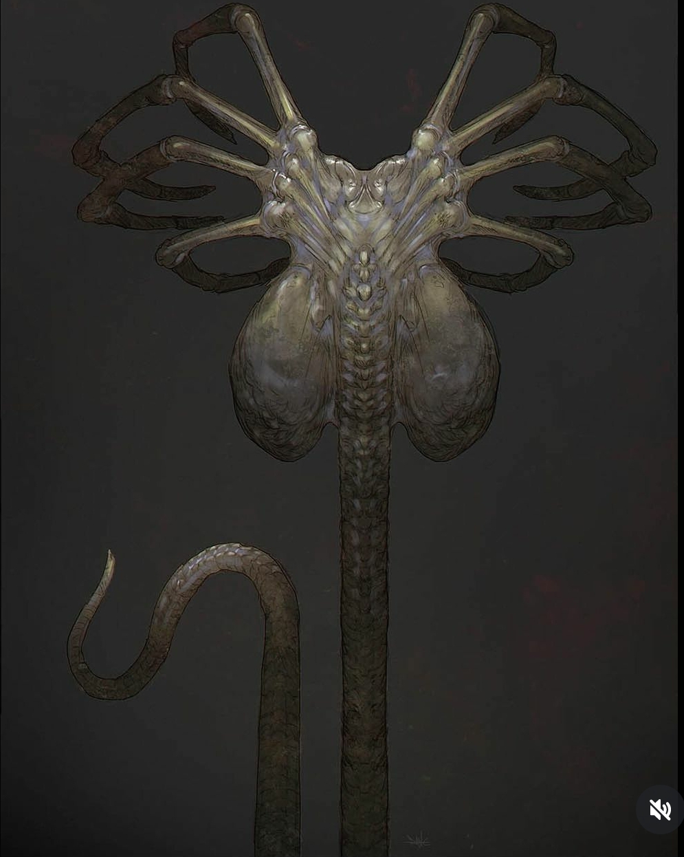 Alien: Romulus Facehugger concept art