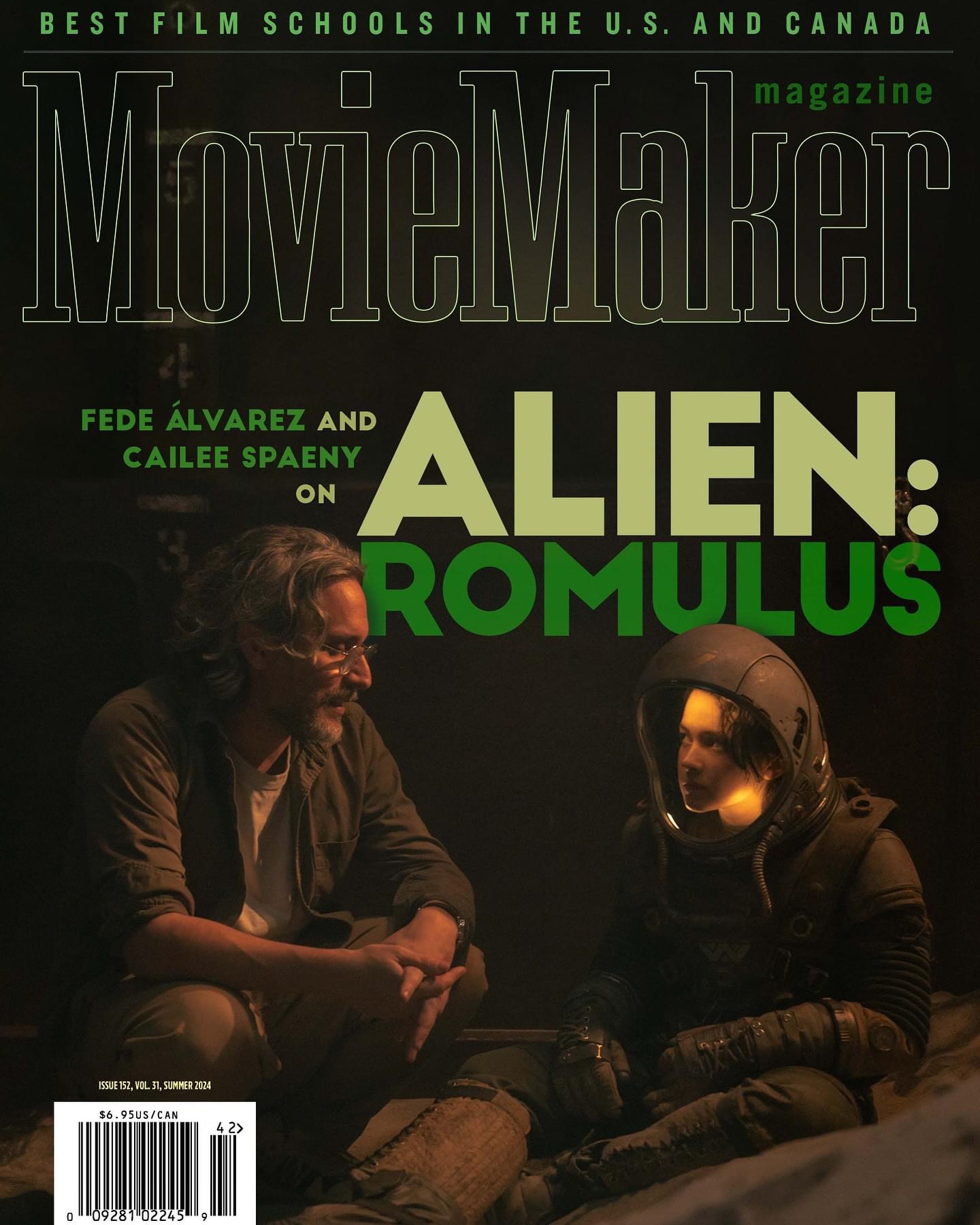 Alien: Romulus Movie Maker Magazine Cover