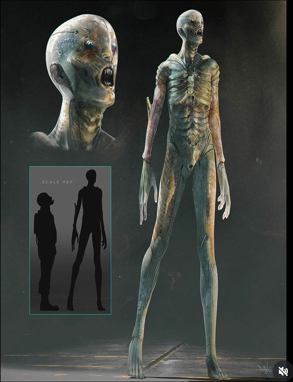 Alternative / Unused Offspring Alien concept