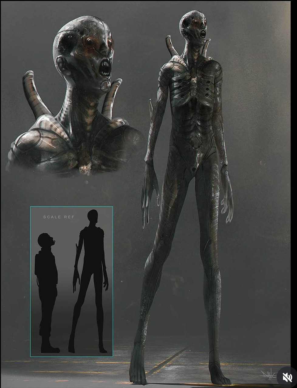 Alternative / Unused Offspring Alien concept