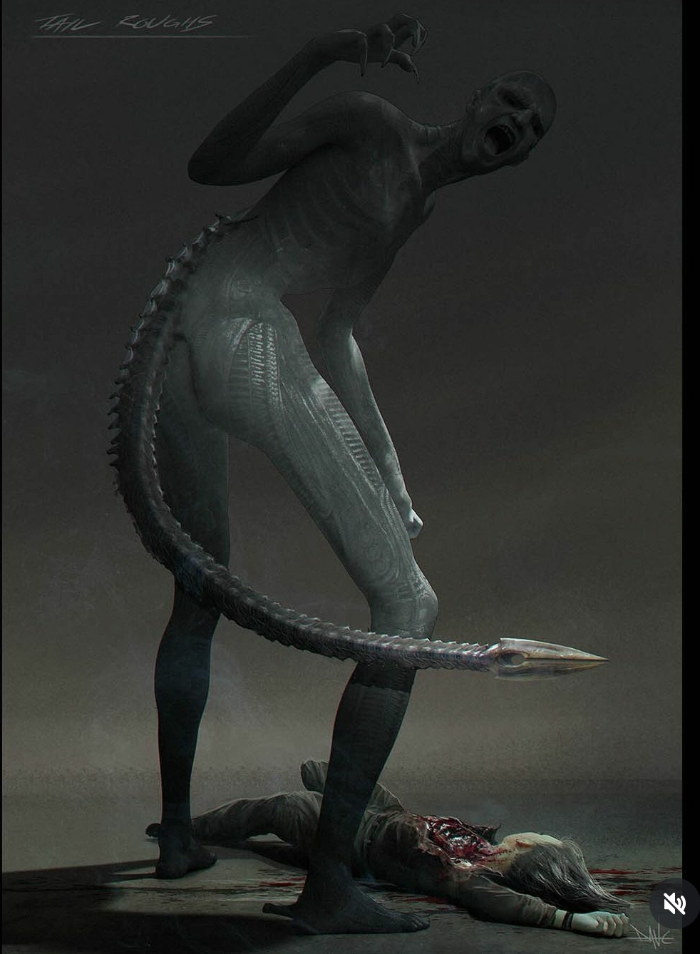 Alternative / Unused Offspring Alien concept