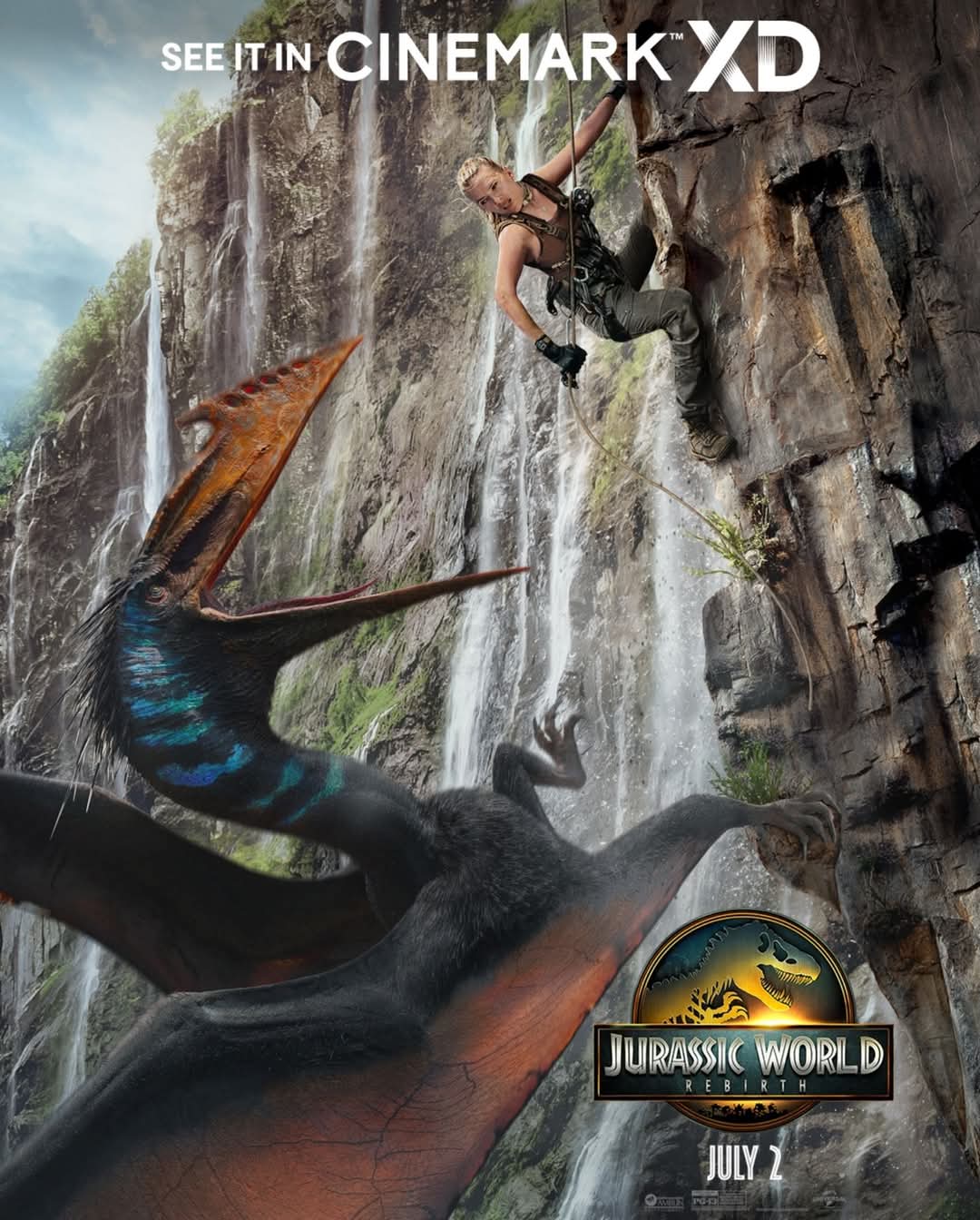 Cinemark XD Jurassic World Rebirth poster