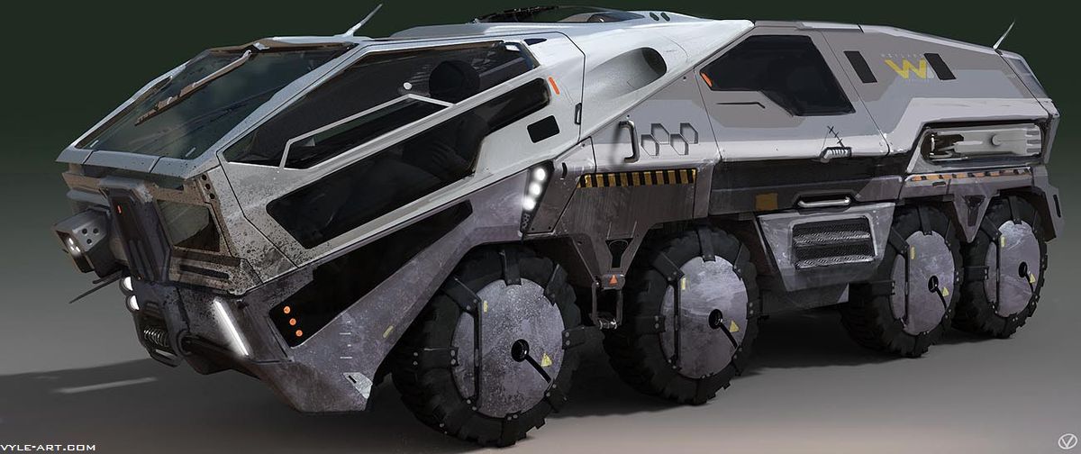 Weyland RT-01 Transport (Prometheus Artwork Image Gallery)