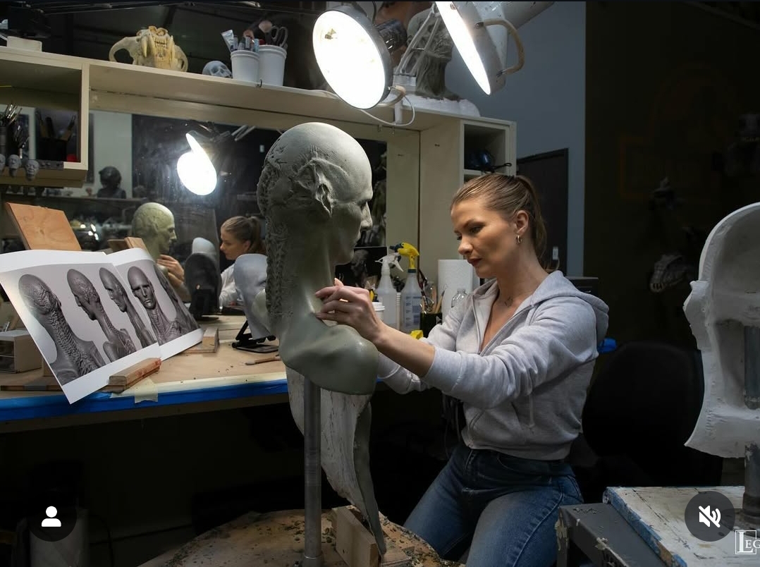 Creating the Offspring Alien (BTS)