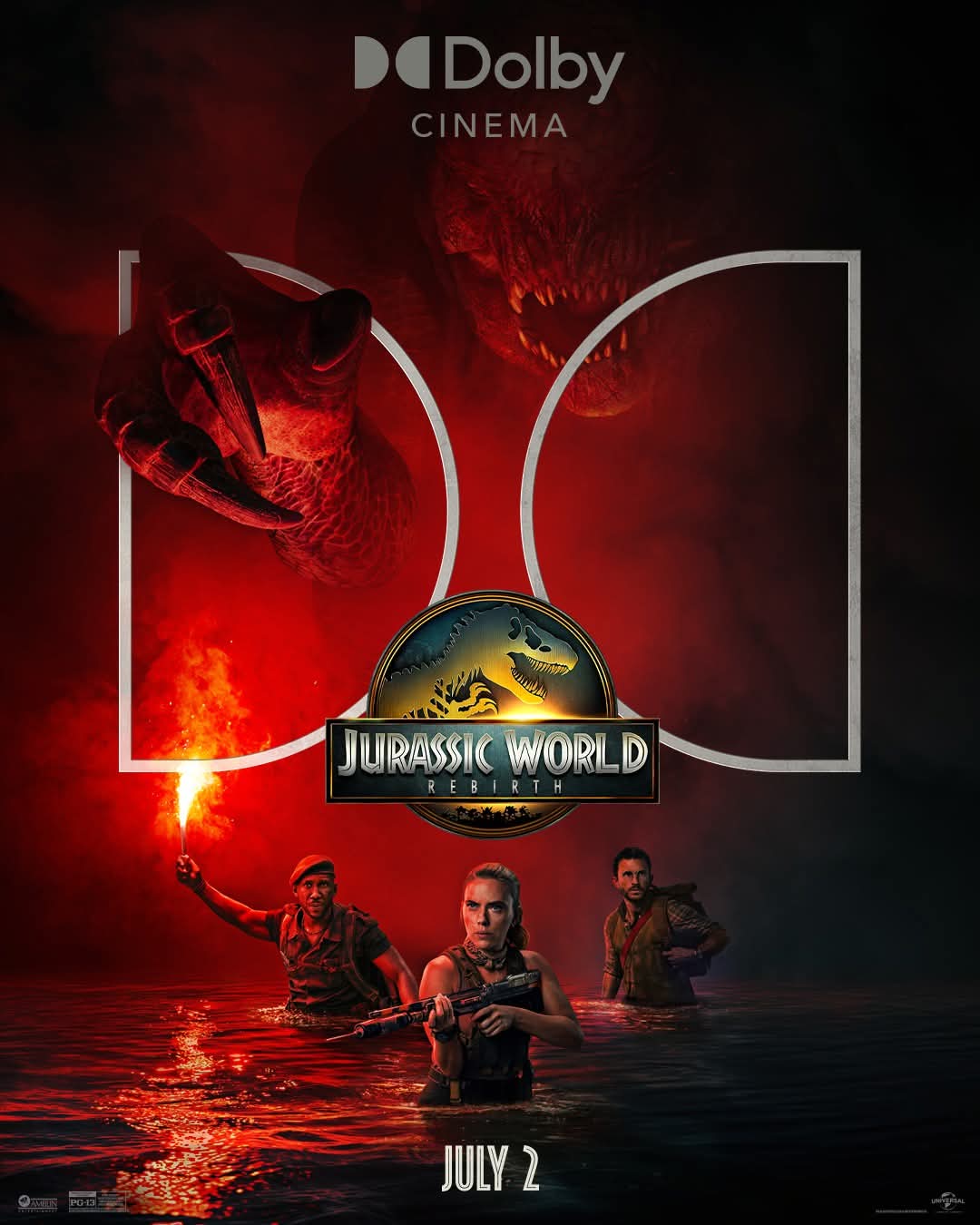 Dolby Jurassic World Rebirth poster
