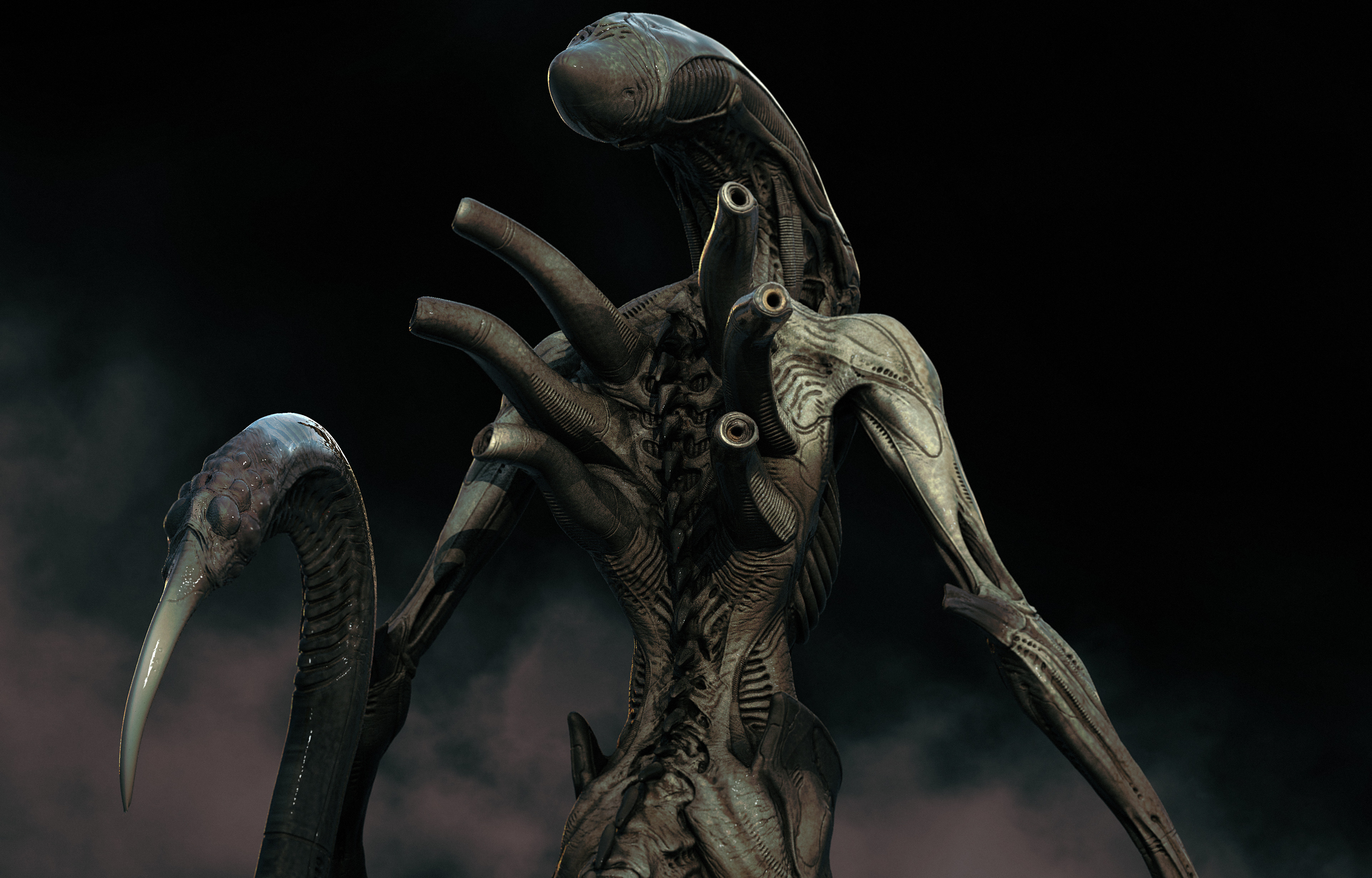 Early Alien: Romulus Xenomorph design