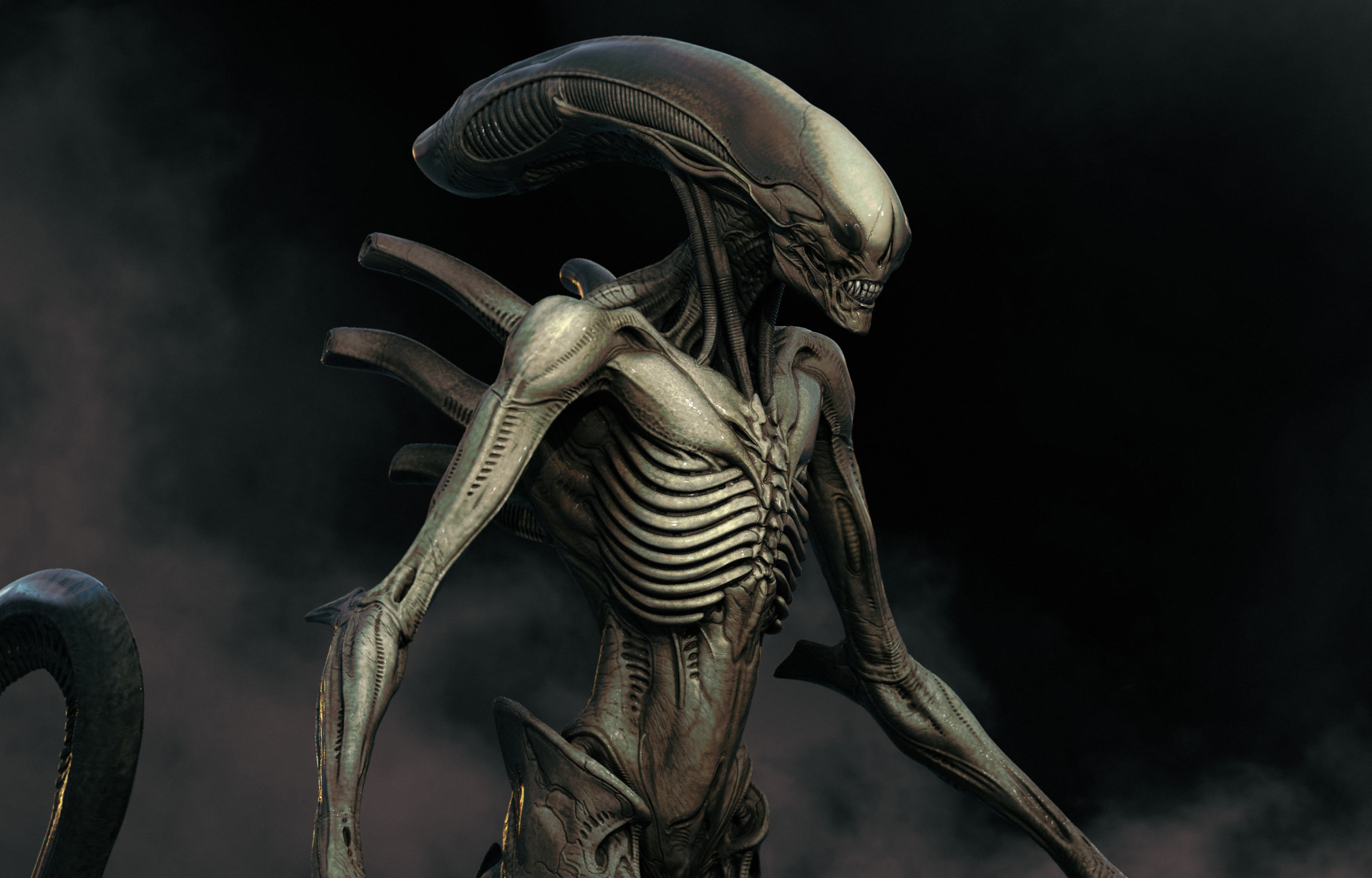 Early Alien: Romulus Xenomorph design