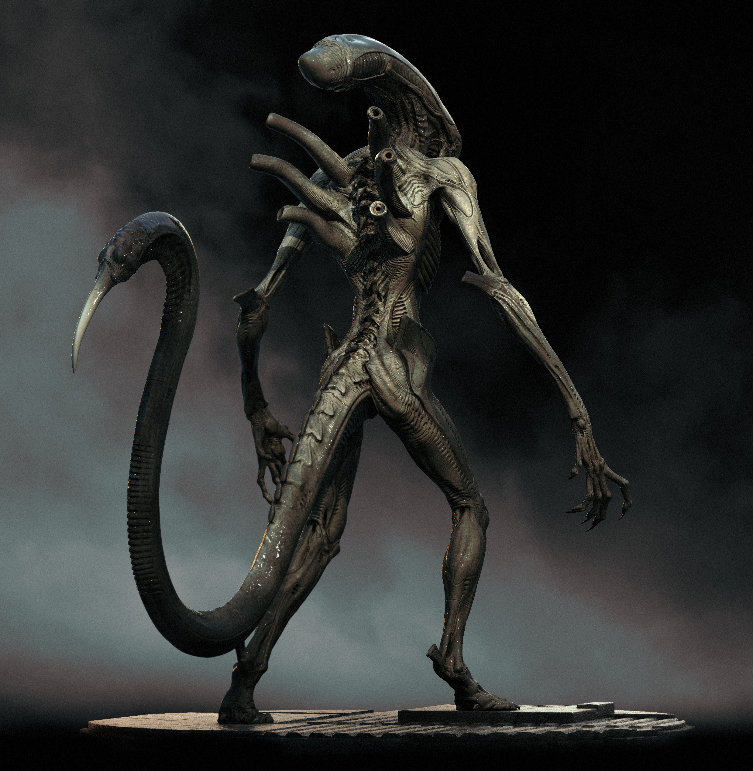 Early Alien: Romulus Xenomorph design