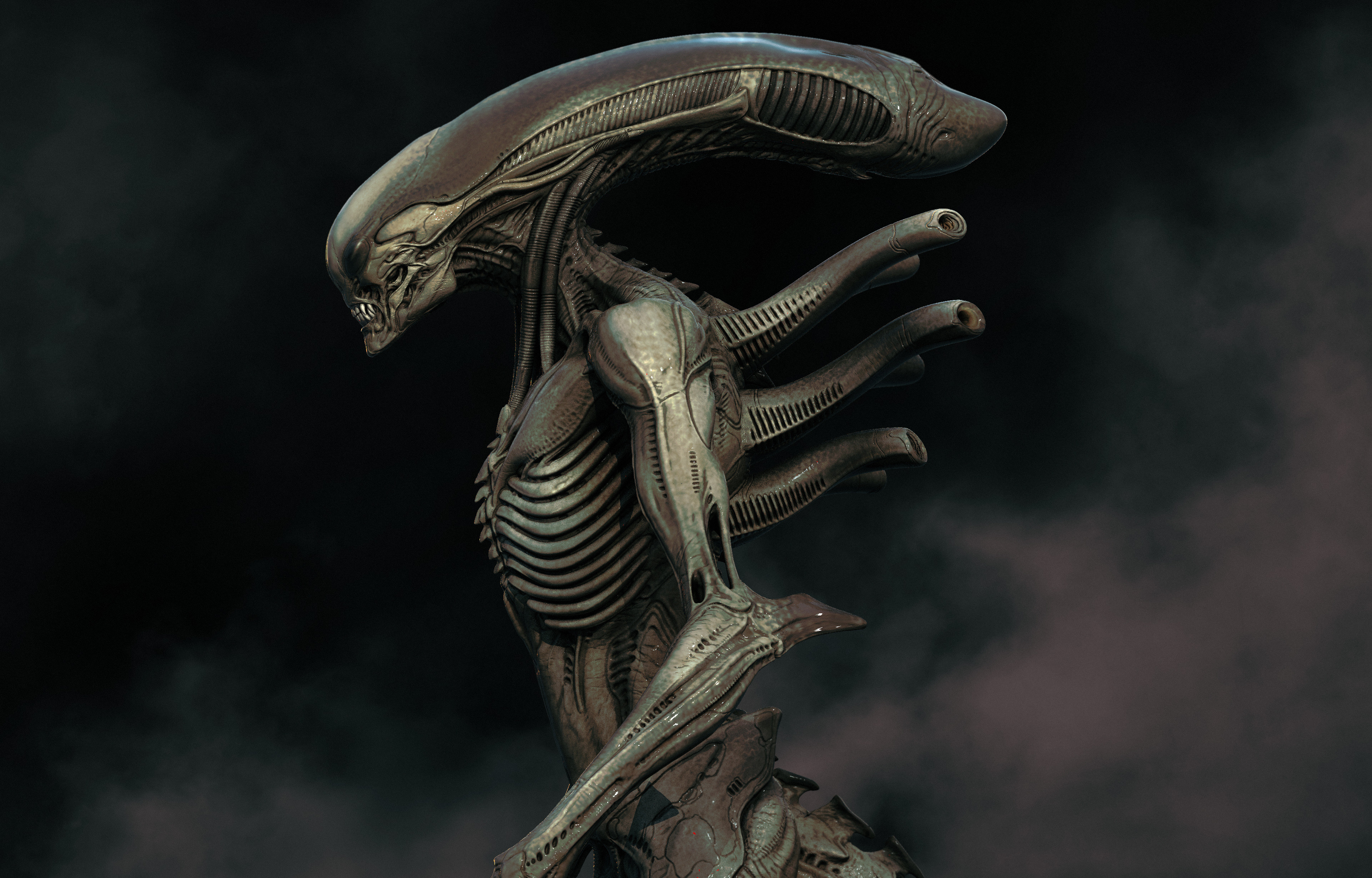 Early Alien: Romulus Xenomorph design