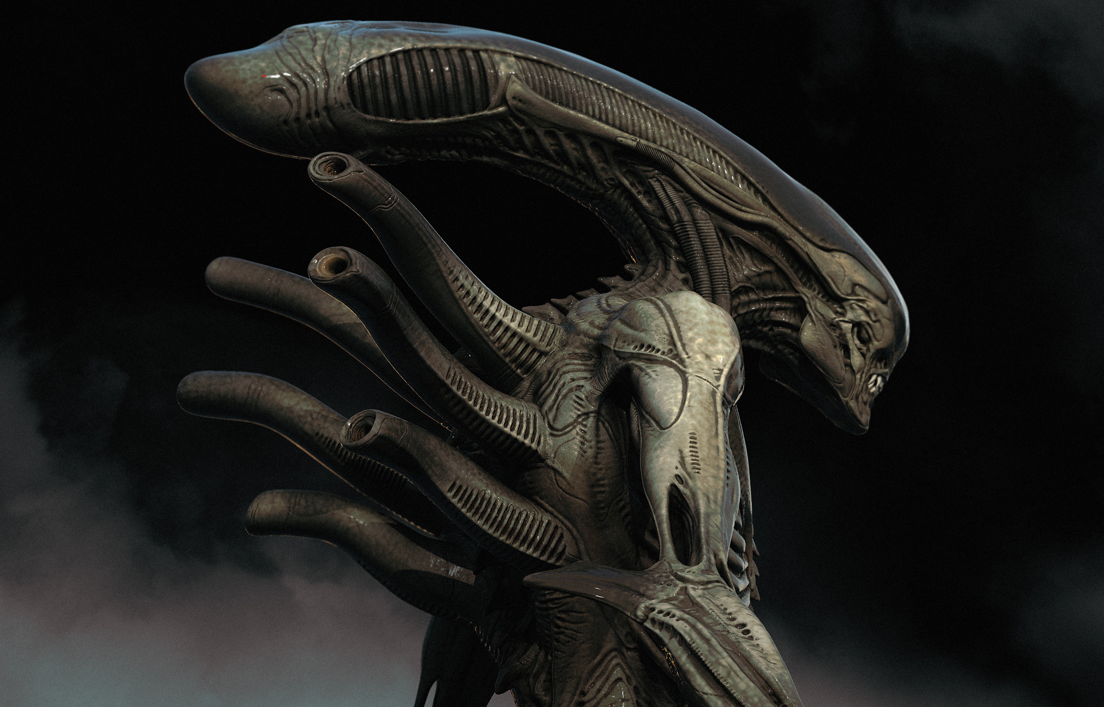 Early Alien: Romulus Xenomorph design