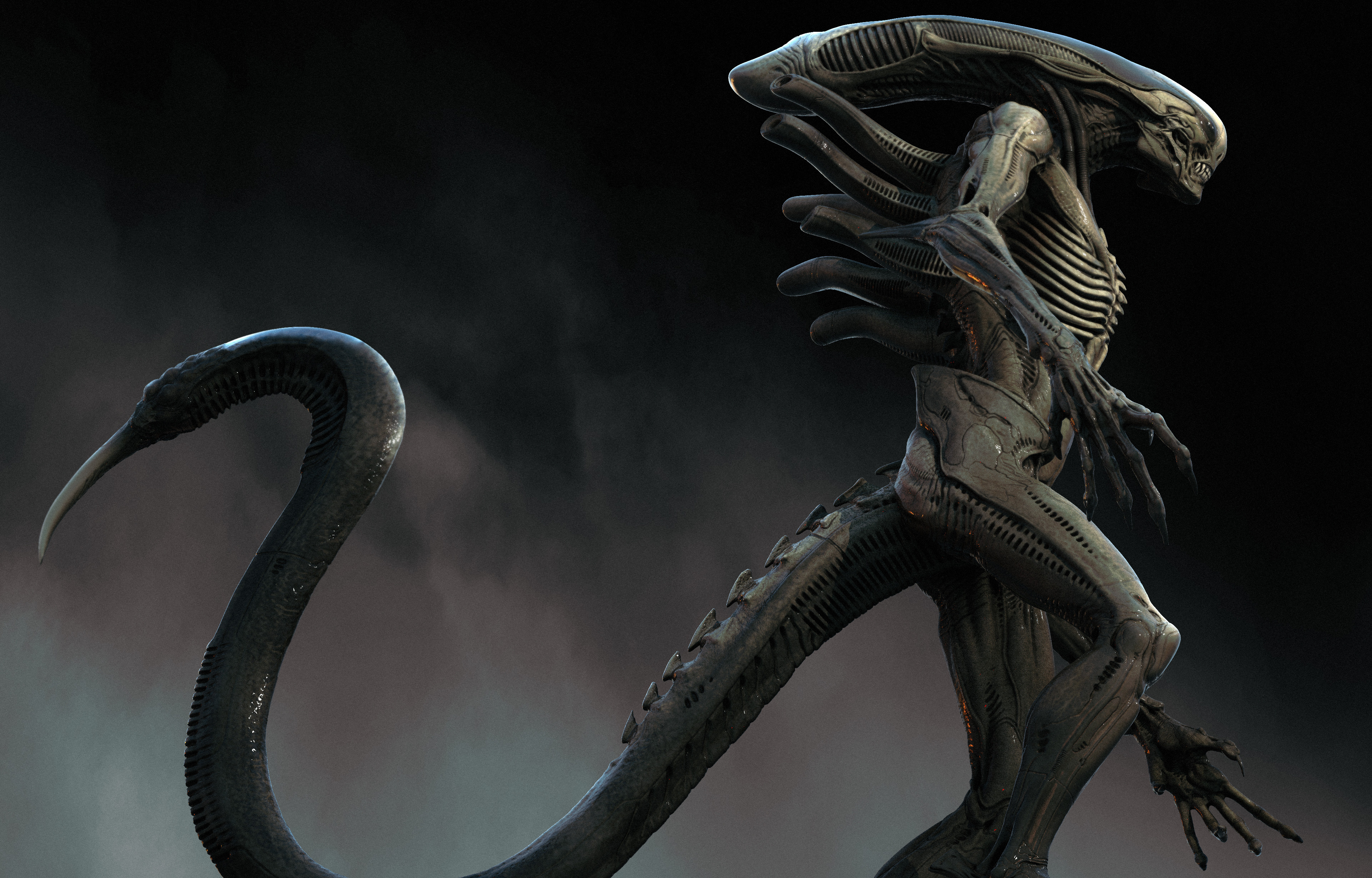 Early Alien: Romulus Xenomorph design